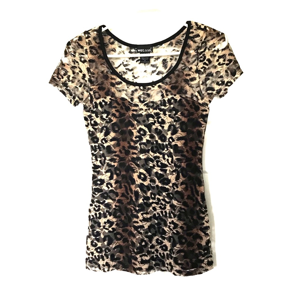 Wet Seal | Leopard Print Shirt